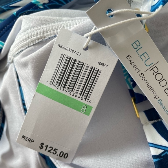 Bleu Rod Beattie High Neck‎ Keyhole 8 One-Piece Swimsuit - Picture 6 of 9